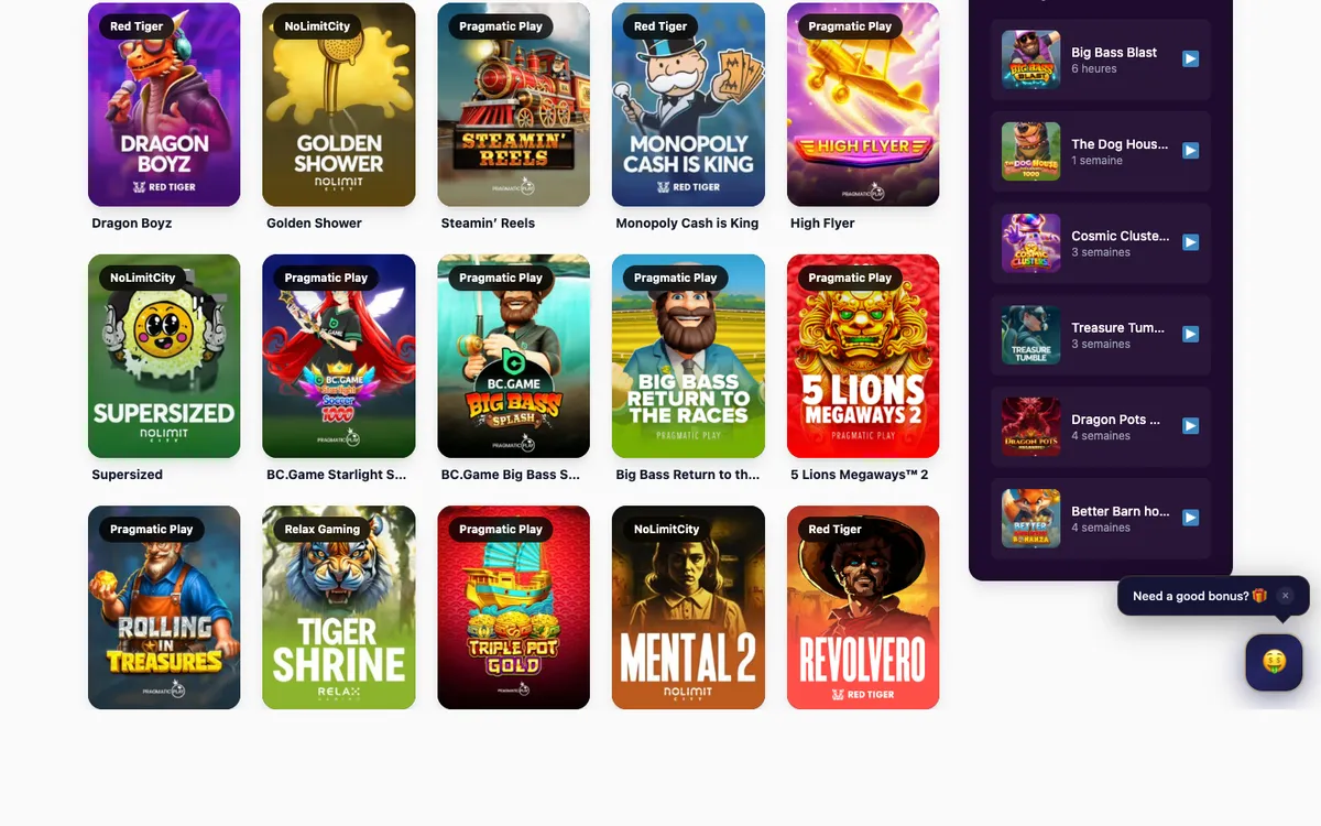 Sklots Casino — Home page, captured from United Kingdom