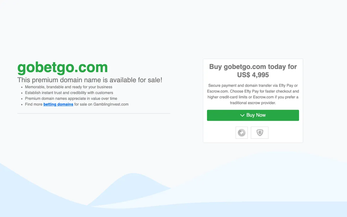 GoBetGo Casino — Home page, captured from Belgium