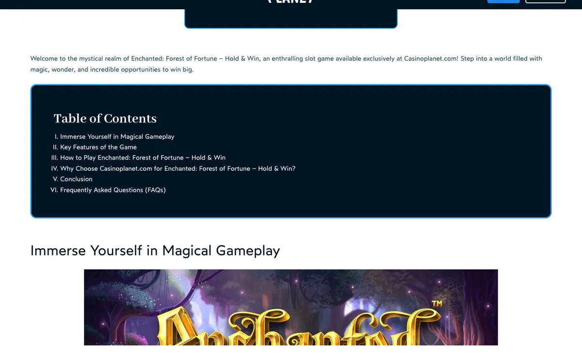 Casino Planet — Home page, captured from New Zealand