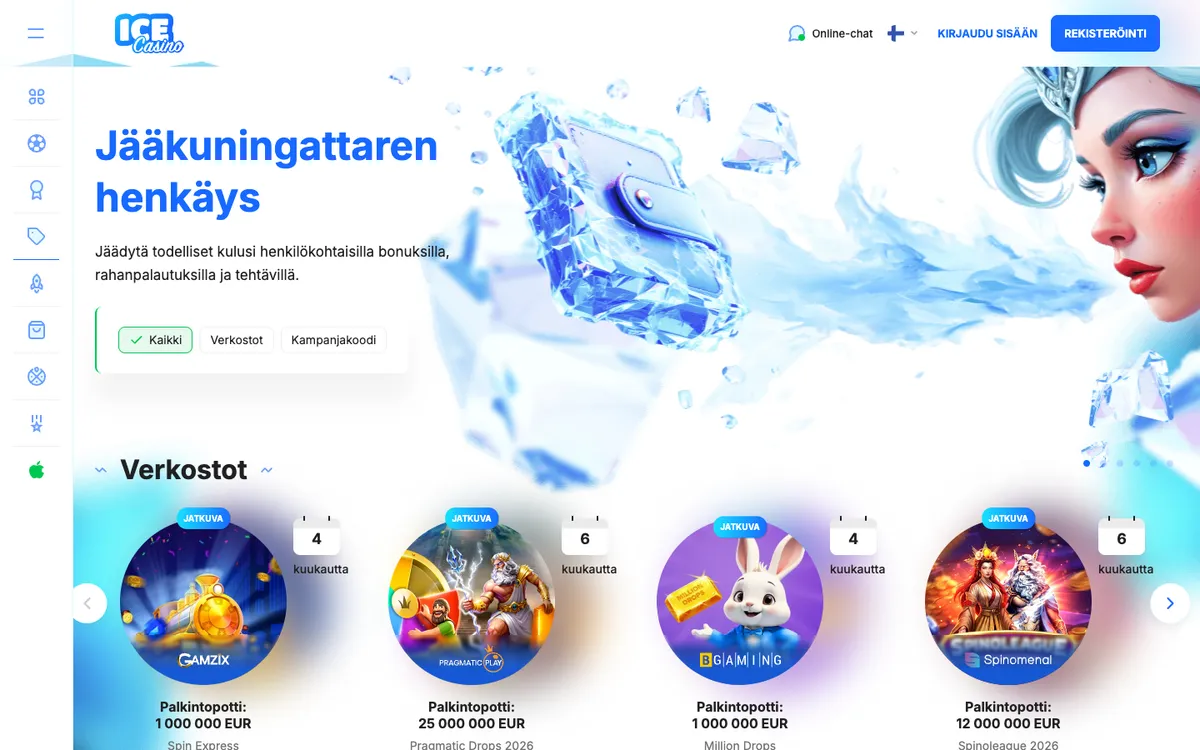 Ice Casino — Promotions, captured from Finland