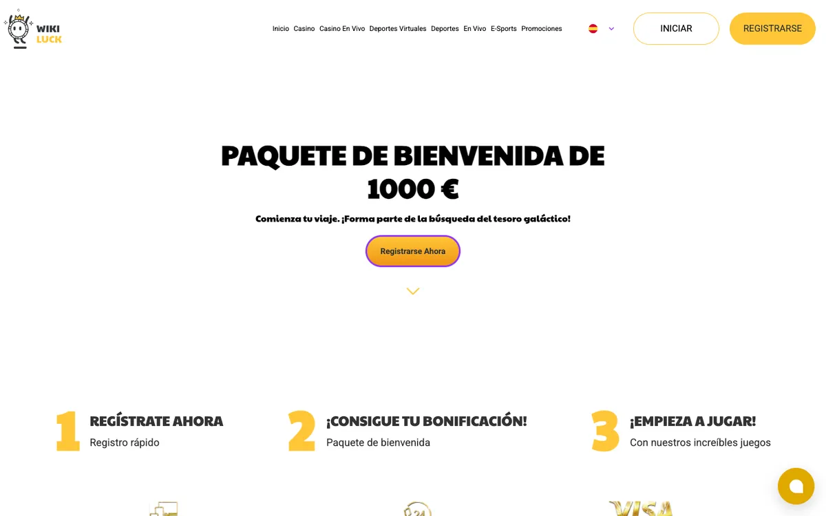 WikiLuck Casino — «Главная», снято из страны Мексика