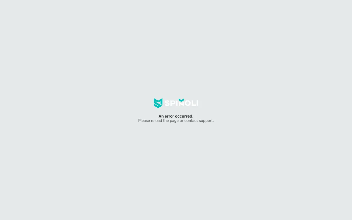 Spinoli Casino — Home page, captured from Belgium