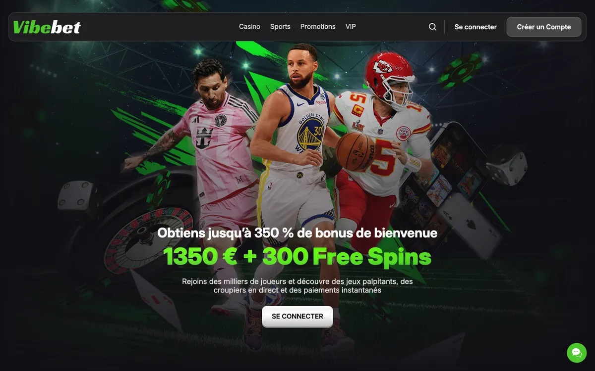 Vibebet Casino — «Главная», снято из страны Франция