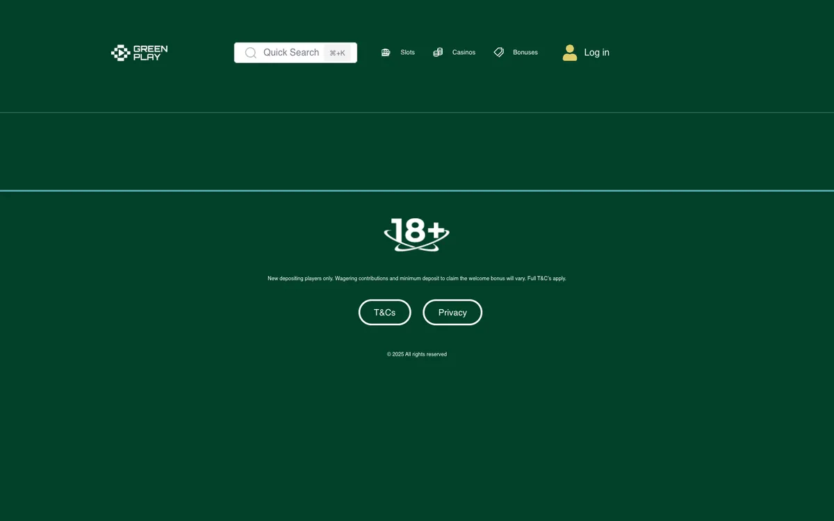 Greenplay Casino — Sign-up, captured from Australia