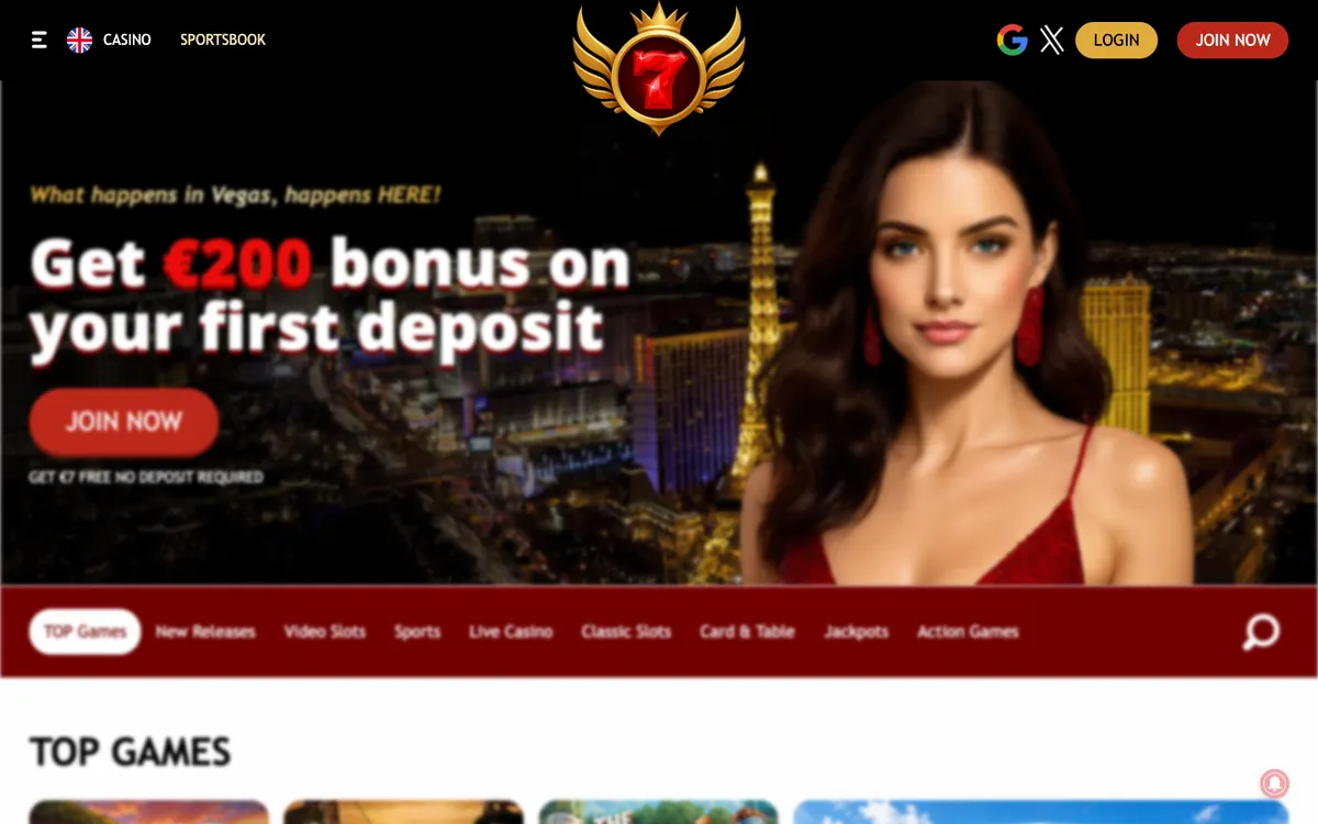 7Red Casino — «Регистрация», снято из страны Хорватия