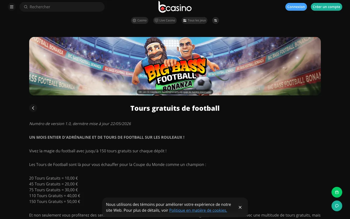 bCasino — «Акции», снято из страны Франция