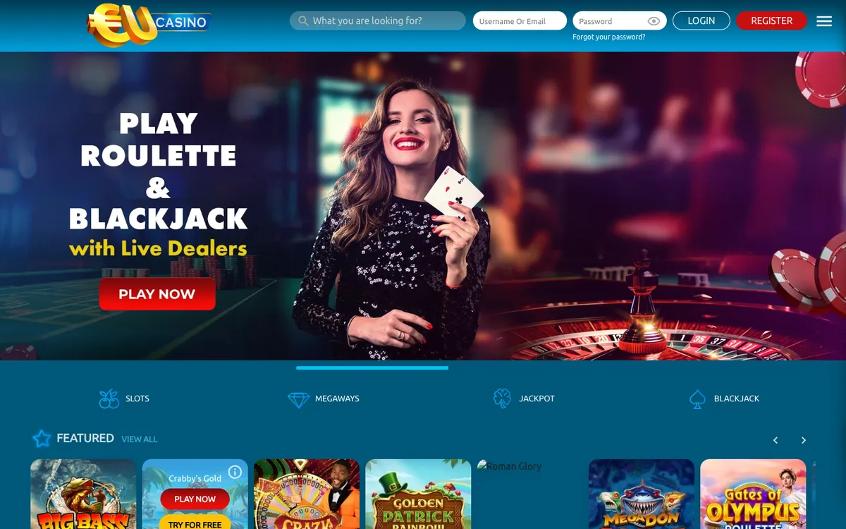 EUcasino — «Регистрация», снято из страны Франция