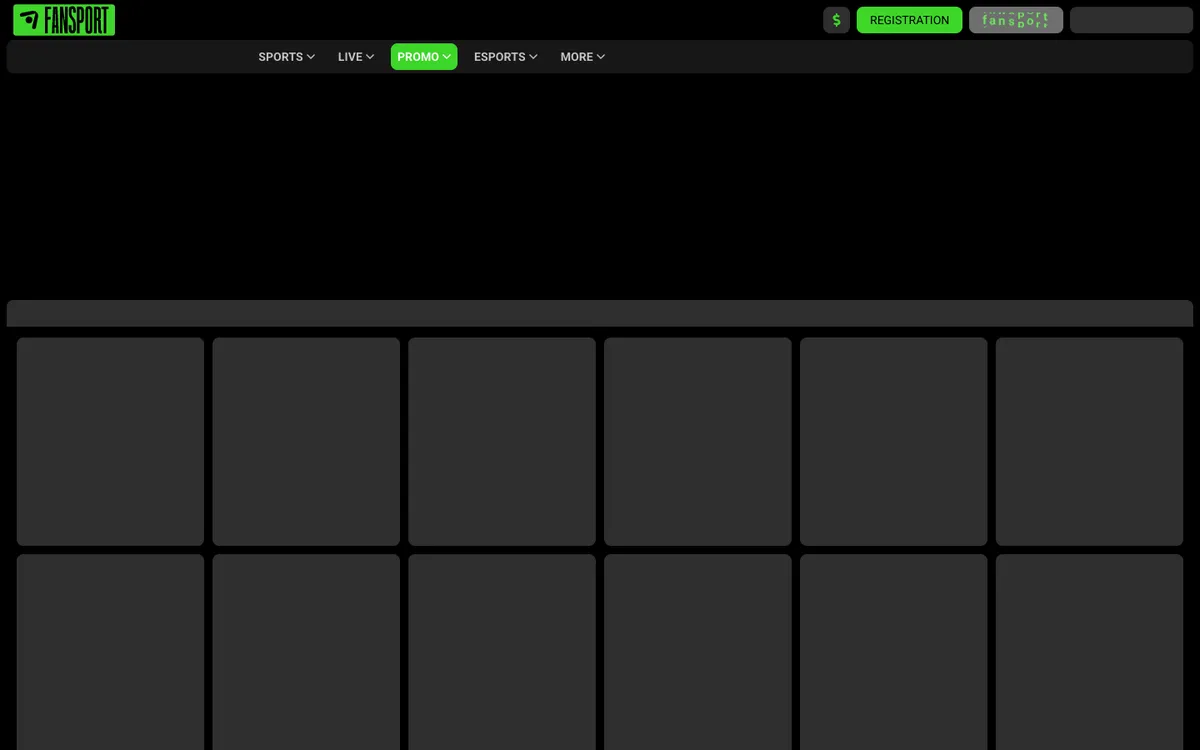 Fansport Casino — «Акции», снято из страны Республика Корея