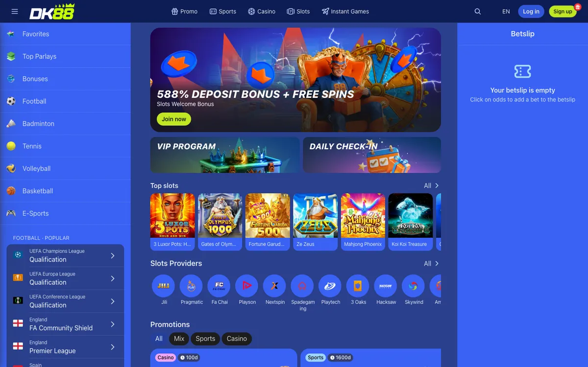 Dashking88 Casino — «Регистрация», снято из страны Малайзия