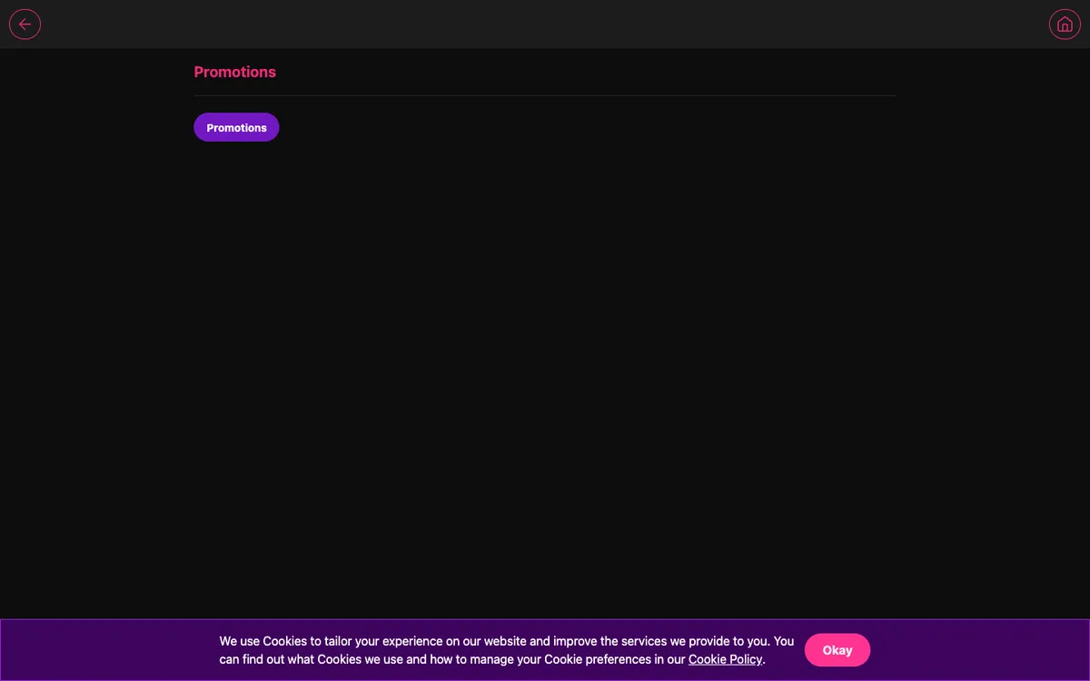 InterCasino — «Акции», снято из страны Финляндия