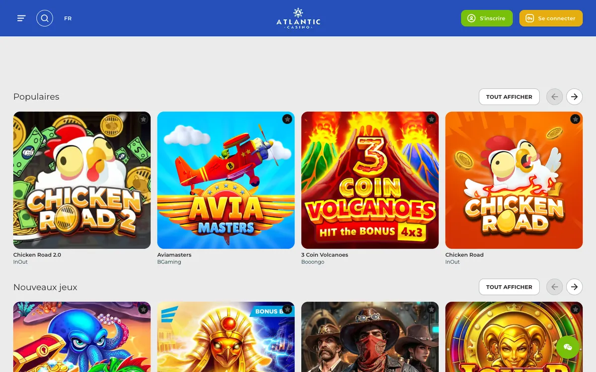 Atlantic Casino — «Главная», снято из страны Франция