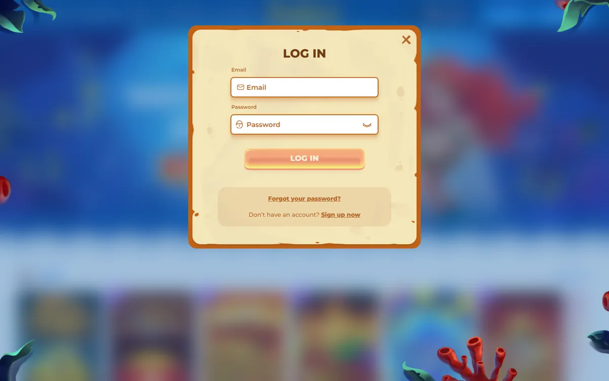 Posido Casino — Sign-up, captured from Canada