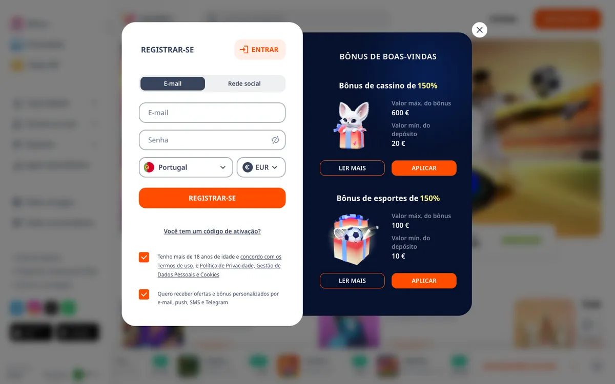 Monro Casino — «Главная», снято из страны Португалия