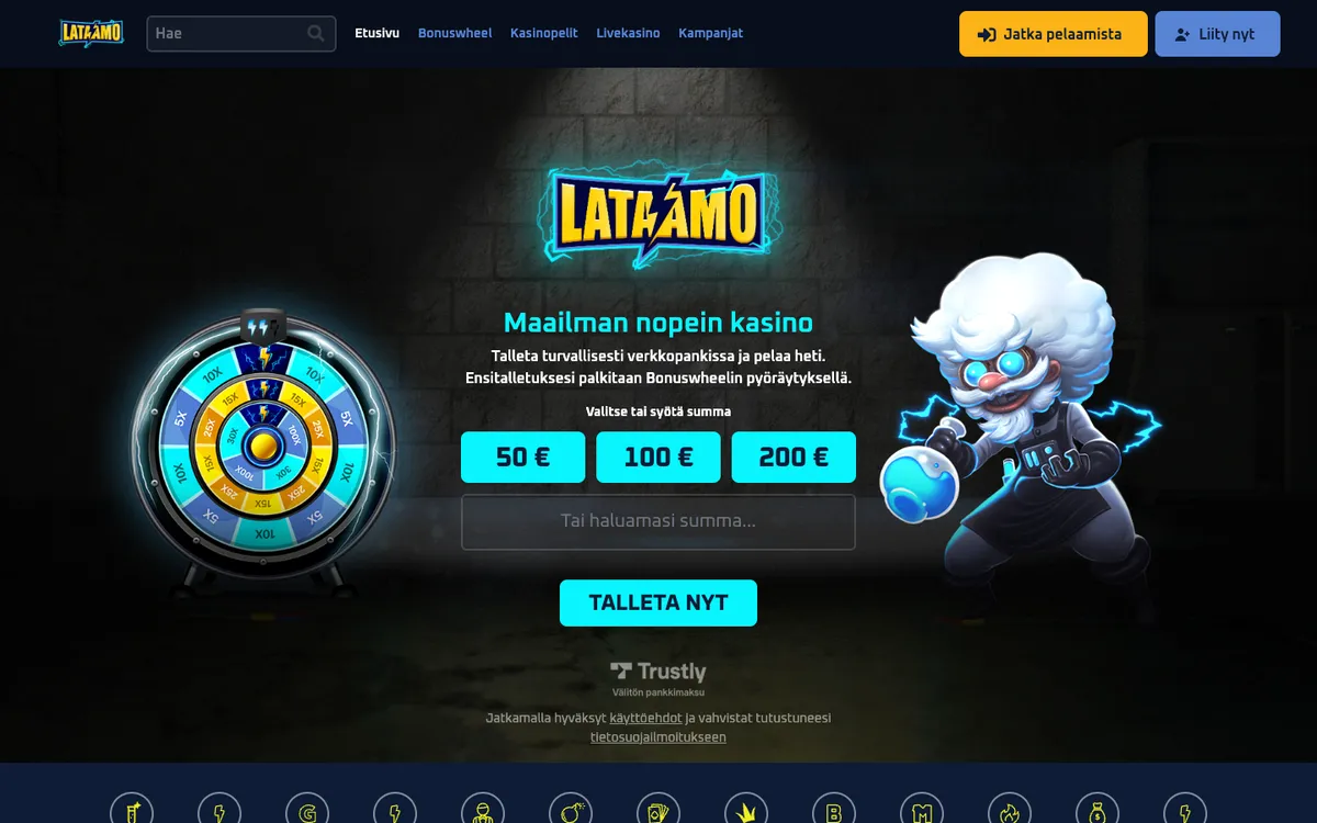 Lataamo Casino — «Главная», снято из страны Финляндия