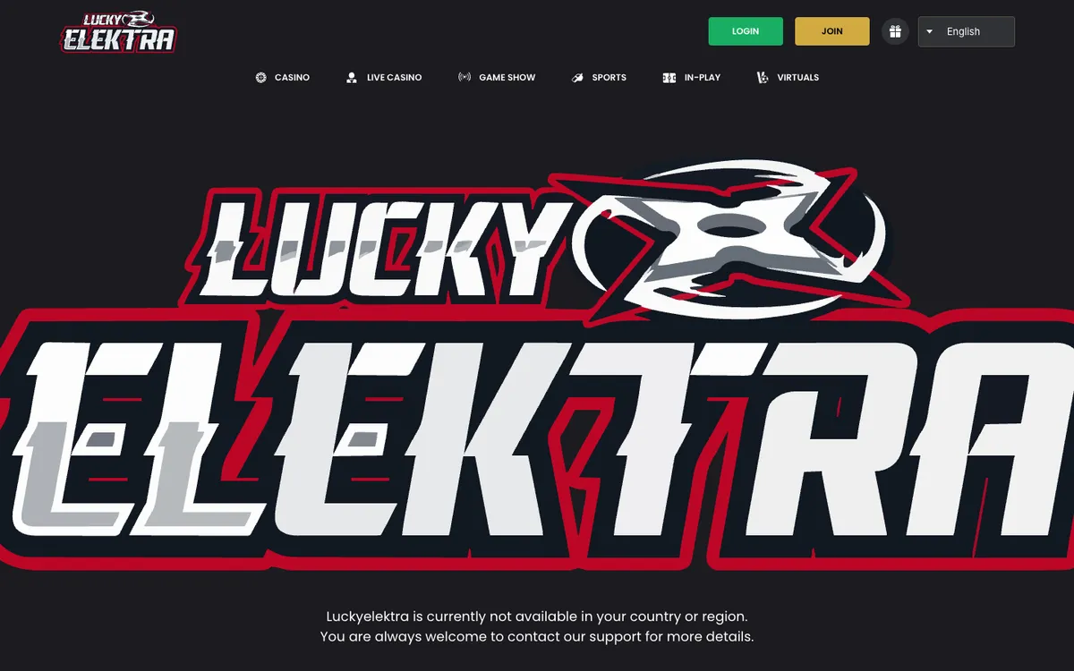 LuckyElektra Casino — Sign-up, captured from Hungary