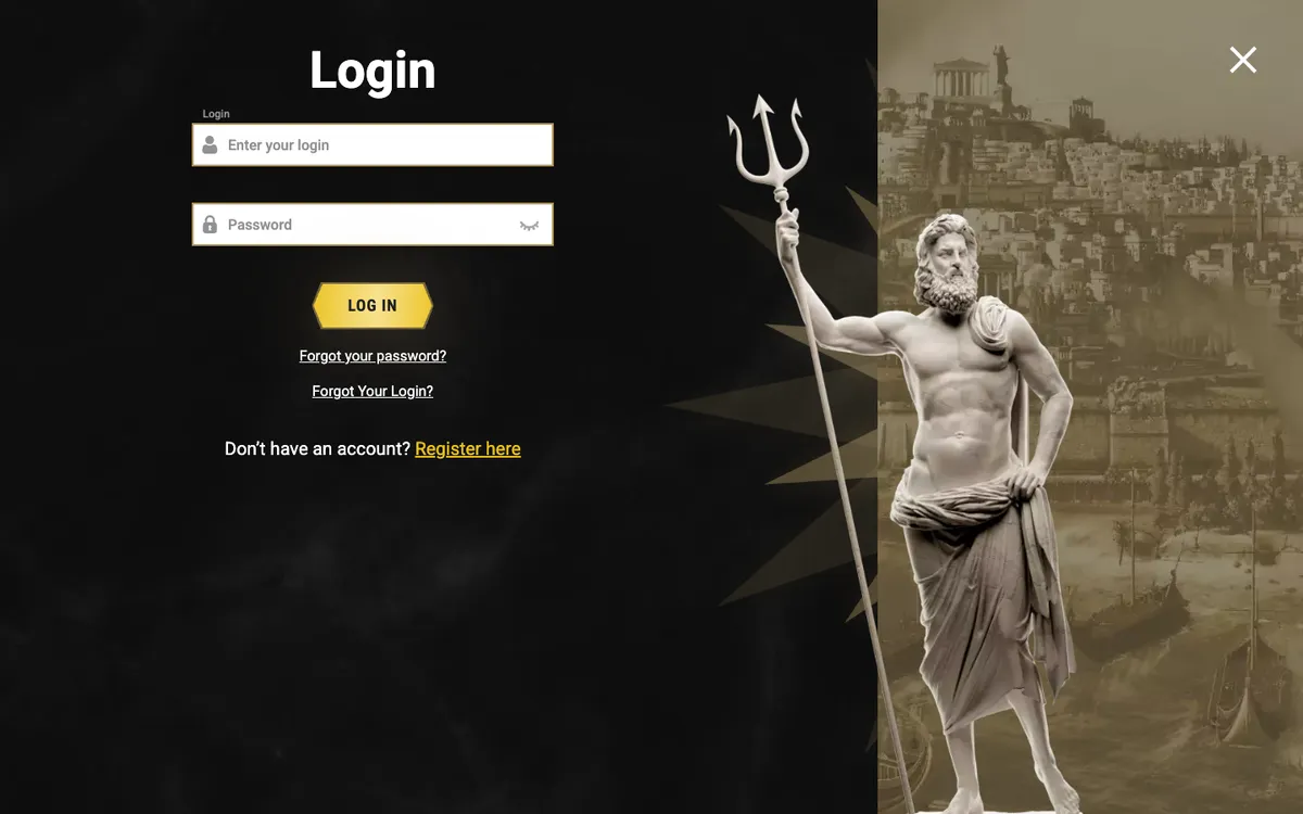 Casinoly Casino — «Регистрация», снято из страны Перу
