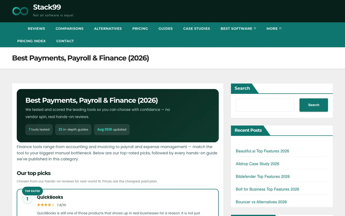 Stack99 Casino — Payments, captured from Canada
