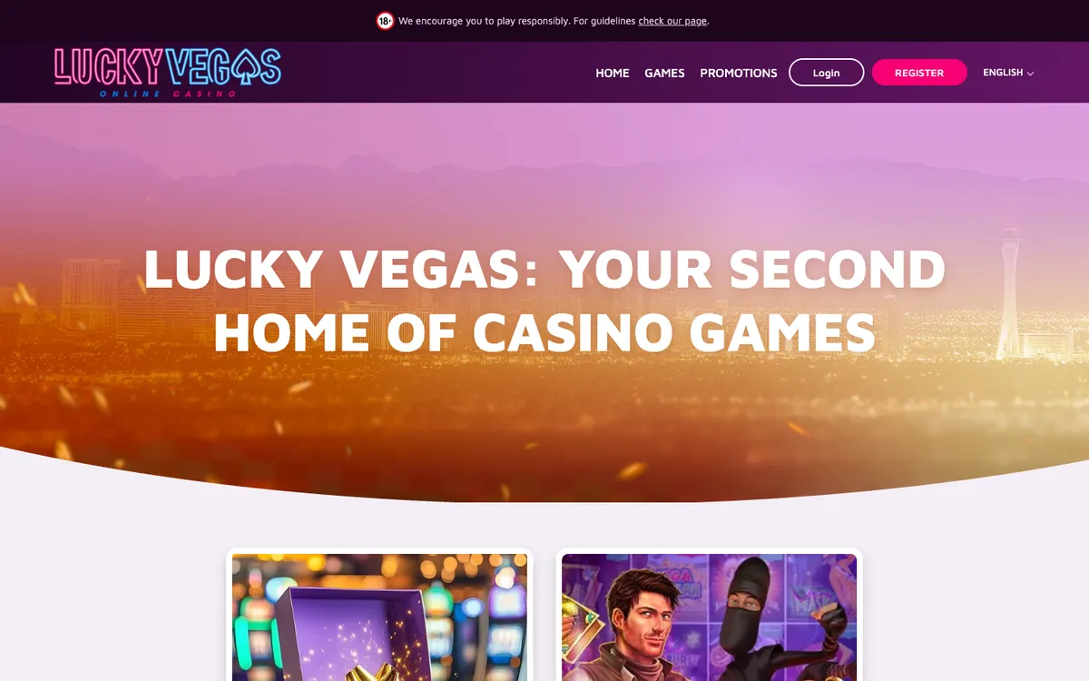 Lucky Vegas Casino — «Акции», снято из страны Новая Зеландия