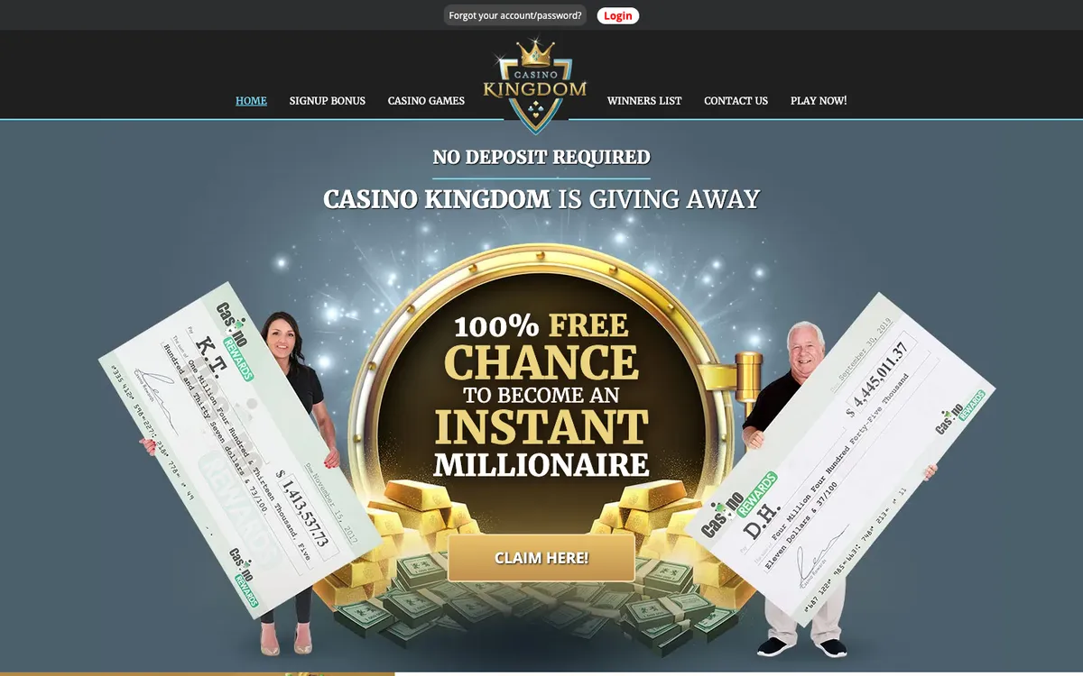 Casino Kingdom — «Главная», снято из страны Латвия
