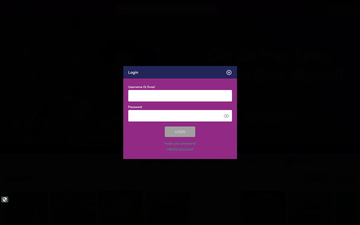 PlayOJO Casino — Sign-up, captured from France