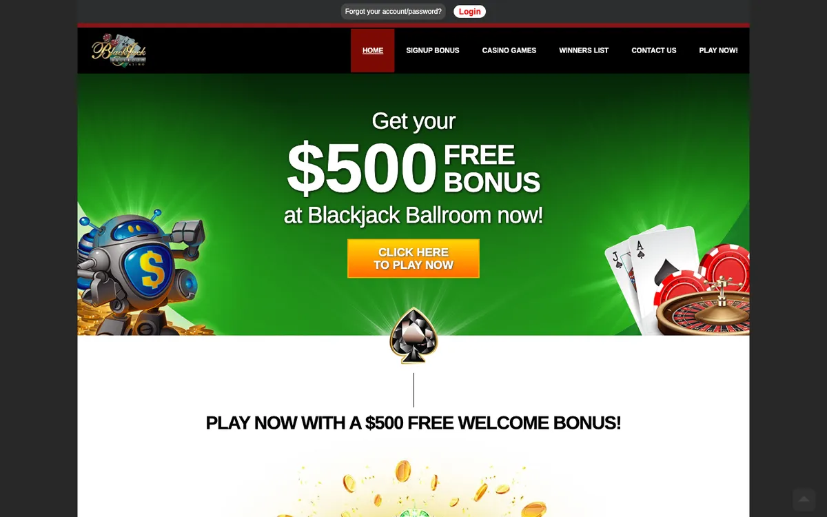 Blackjack Ballroom Casino — «Главная», снято из страны Хорватия
