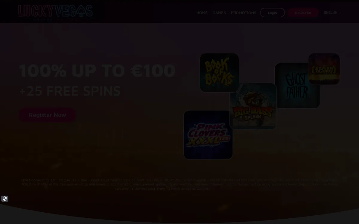 Lucky Vegas Casino — Sign-up, captured from Finland